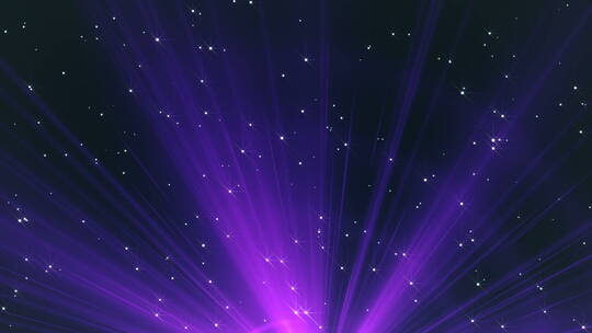 紫色光芒星光闪烁下落