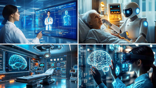 智慧医疗医疗科技未来医院AI医疗智能病房