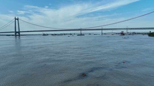 岳阳洞庭湖汛期涨水