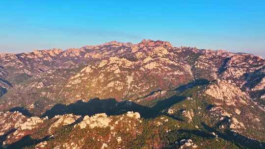 青岛崂山青岛秋景青岛太清宫航拍