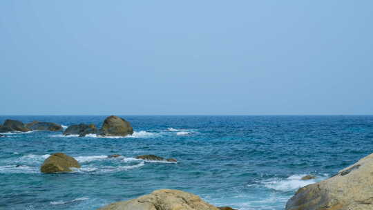 大海 礁石 岩石 海浪 海景 海南三亚