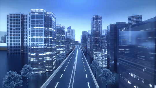 科技AI数字化城市大数据视频素材