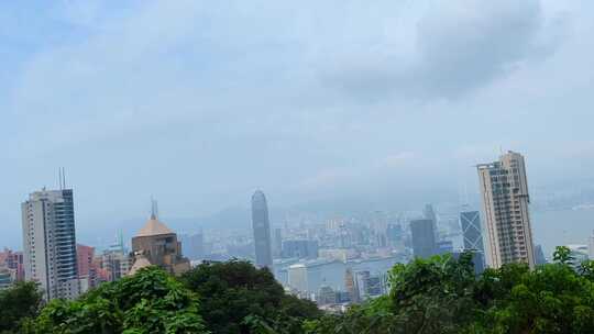 香港太平山缆车上山