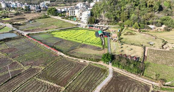 桂林遇龙河田园山水风光