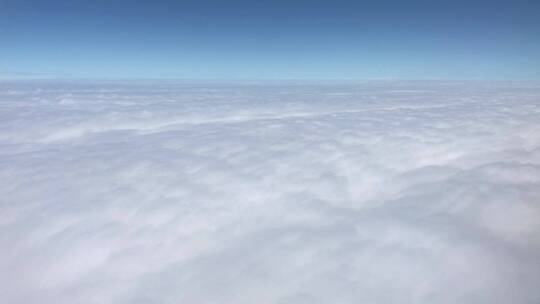 飞机上空云海视频素材模板下载