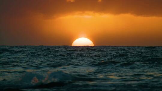 海边的日落