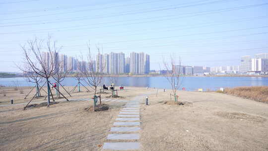 武汉东西湖黄塘湖公园风景