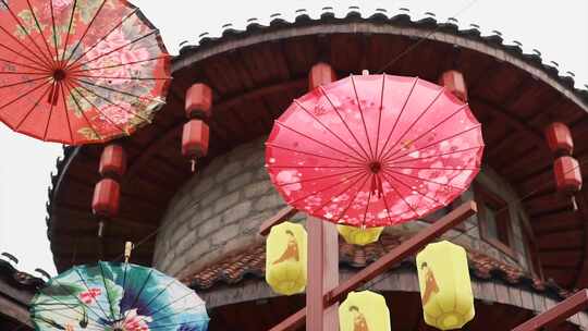 古装古代街景汉服古代美女【商用需购买】