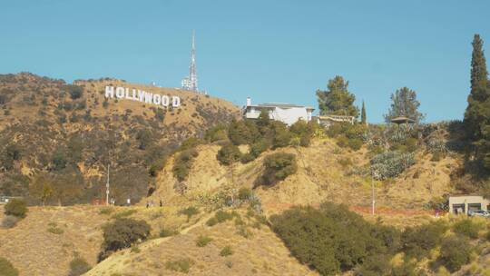 LA洛杉矶好莱坞Hollywood空镜视频素材模板下载