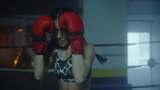 女子拳击手、出拳、拳击手、手套高清在线视频素材下载