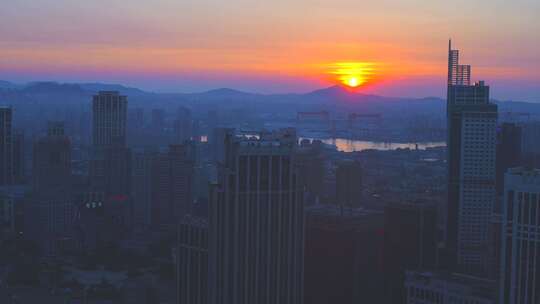 日落 落日 夕阳