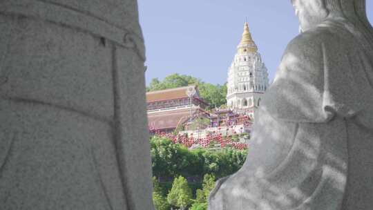 展示美丽的客乐寺-位于马来西亚槟城依丹的