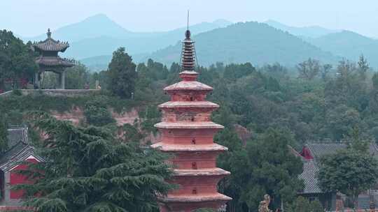 航拍平顶山汝州风穴寺