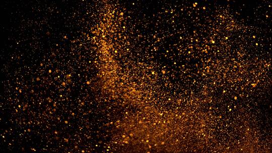 金色粒子光斑粉尘合成特效视频素材模板下载