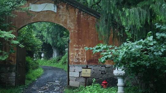 天台山国清寺建筑视频