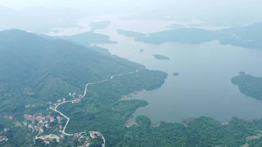 航拍福建东圳水库