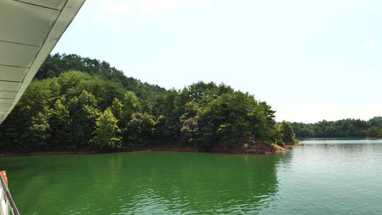 杭州千岛湖上的美丽景色视频素材模板下载
