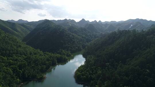 绿水青山航拍视频