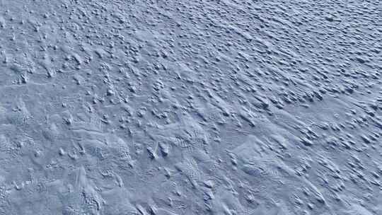 冰雪覆盖的扎敦河湿地草甸视频素材模板下载