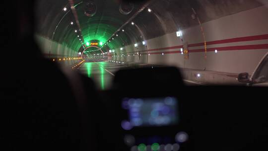 城市隧道车内视频素材模板下载