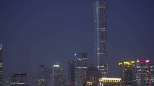 城市车流夜景  繁华都市夜景