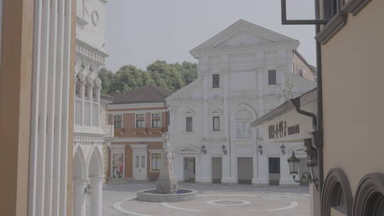国色天香丨欧美法式建筑雕像广场