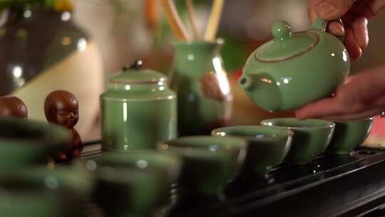 茶文化 泡茶沏茶品茶 喝茶