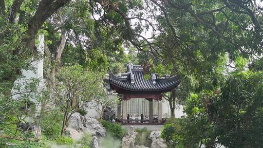 中国式园林 凉亭 亭子 古建筑