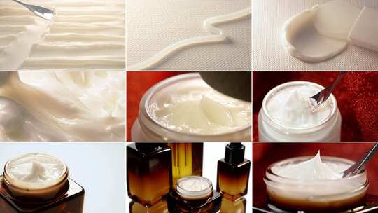 面霜美妆护肤品化妆品乳液乳霜广告实拍高清在线视频素材下载