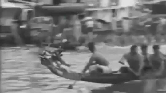 40年代 50年代 60年代龙舟比赛视频素材模板下载