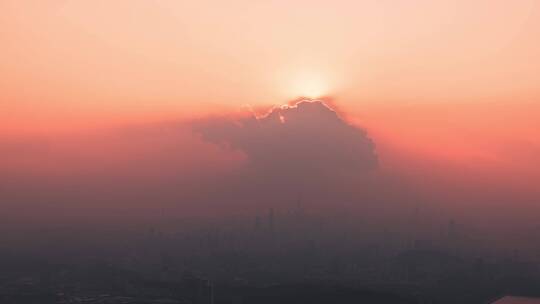 深圳梧桐山梦幻日落延时