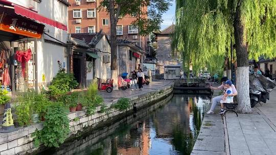 济南百花洲景区，烟火气的旅游景点