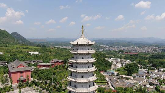 贵州 贵阳 大兴 国寺  大善塔 航拍