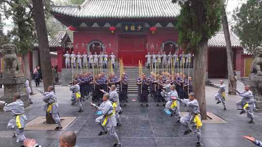 嵩山少林寺武僧功夫表演