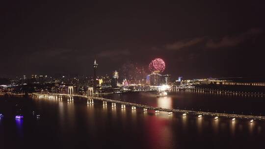 澳门国际烟花节视频素材模板下载