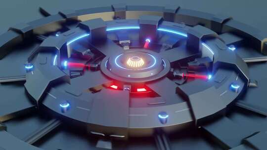 3d渲染基座3d旋转视频设计