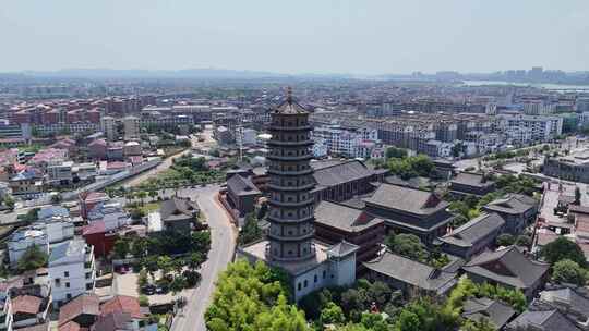 江西抚州正觉寺4A景区航拍