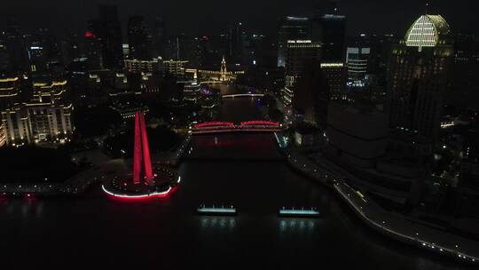 上海市人民英雄纪念塔4快航拍