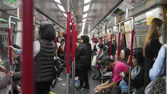 香港金钟路地铁场景