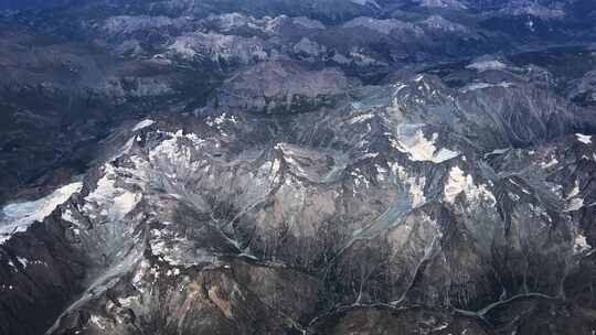 鸟瞰山脉山景视频素材模板下载