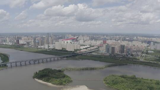 4k哈尔滨新区科技创新城航拍log