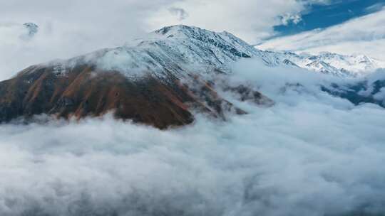 雪，吉尔吉斯斯坦，自然，天山山脉