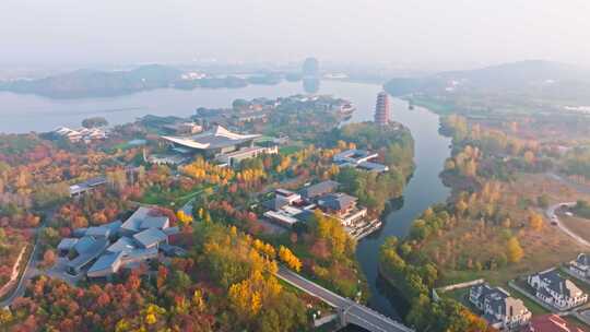 北京怀柔雁栖湖自然风景区雁栖塔