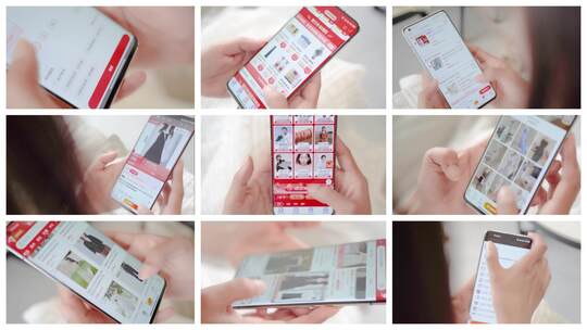 手机购物高清在线视频素材下载