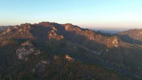 辽宁千山秋景航拍