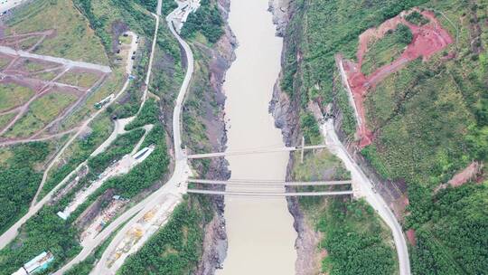 白鹤滩水电站下游