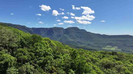 巴西圣卡塔琳娜普拉亚大峡谷风景。峡谷景观