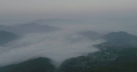 福建 莆田 荔城区 九华山 云海 日出