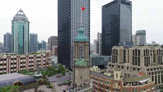 城市高楼与特色建筑景观