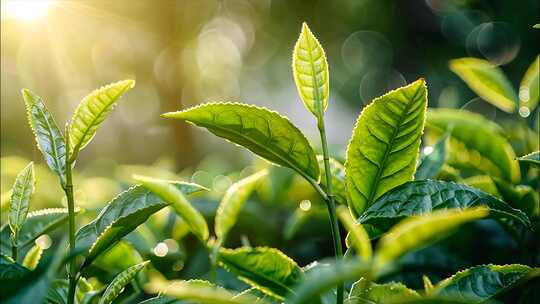 茶山茶场茶农采茶采茶过程茶叶种植茶叶生产